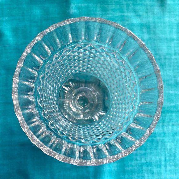 Vintage Cut Class Vase Urn With Lid - Picture 6 of 14